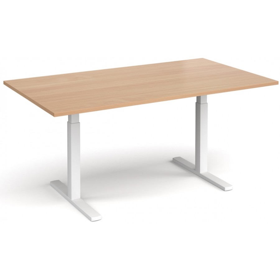 Elev8 Touch Adjustable Rectangular Boardroom Table - 2000mm